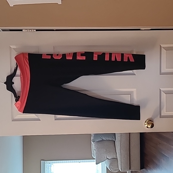 PINK Victoria's Secret Other - Victoria Sercet MID RISE FOLDING LEGGINGS SIZE XL